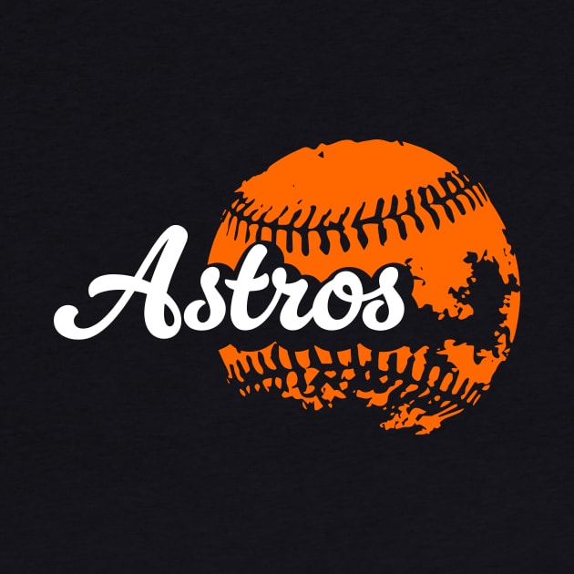 Astros Baseball by Throwzack